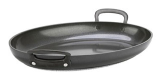 Greenpan Craft Çelik Saplı Seramik 40 cm Düz Tava Siyah