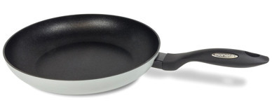 Moneta Mammola Plastik Saplı Çelik 32 cm Düz Tava Gri