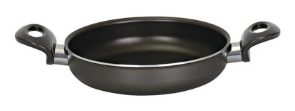 Mehtap Onyx Plastik Saplı Teflon 18 cm Sahan Tava Siyah