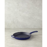 English Home Hecha Döküm Saplı Demir Döküm 28 cm Grill Tava Mavi