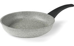Flonal Dura Plastik Saplı Alüminyum 20 cm Düz Tava Gri