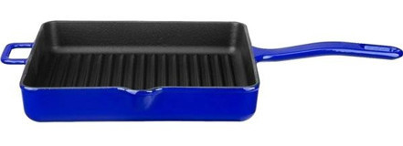 Leggno FLM4800GR24BL Döküm 24x24 cm Grill Tava Mavi