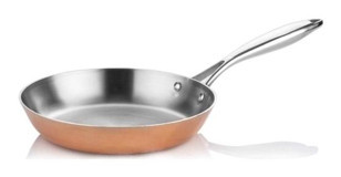 Altınbaşak Elite Multi Çelik Saplı Metal 22 cm Kızartma Tava Kahverengi