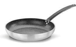 Ulutaş Maxi Çelik Saplı Alüminyum 24 cm Düz Tava Gri