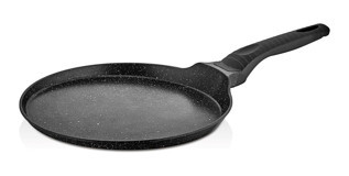 Laviss Kitchen Plastik Saplı Döküm 26 cm Krep Tava Gri
