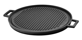 Lava Döküm 34 cm Grill Tava Siyah