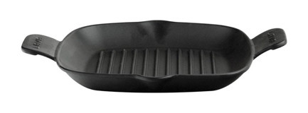 Lava Kare Döküm 26x26 cm Grill Tava Siyah