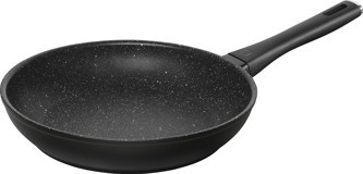Zwilling Marquina Plus Duraslide Plastik Saplı Alüminyum 24 cm Kızartma Tava Siyah