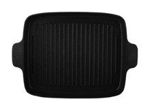 Aryıldız Pro Grade Döküm 30x25 cm Grill Tava Siyah