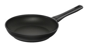 Zwilling Madura Plus 662992460 Plastik Saplı Alüminyum 24 cm Kızartma Tava Siyah