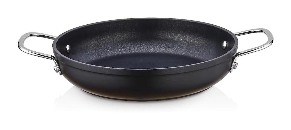 Saflon Metal Saplı Alüminyum 20 cm Sahan Tava Siyah