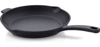 Korkmaz Casta Döküm Saplı Döküm 20x20 cm Grill Tava Siyah