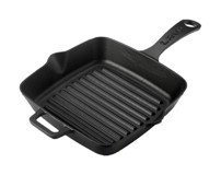 Lava Kare Döküm 20x20 cm Grill Tava Siyah