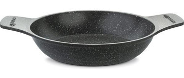 Thermoad Güveç Döküm Saplı Granit 20 cm Sahan Tava Siyah