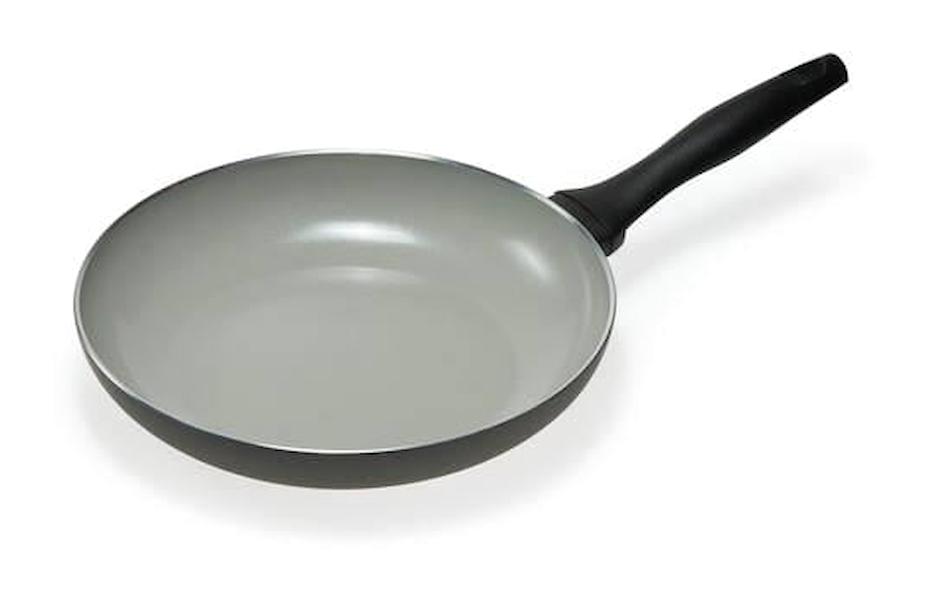 Moneta Melodia Finegress Plastik Saplı Alüminyum 24 cm Düz Tava Gri