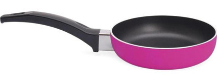 Nishev Soft Renkler Plastik Saplı Teflon 12 cm Sos Tava Pembe