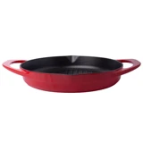 Pot Art Döküm 30 cm Grill Tava Kırmızı