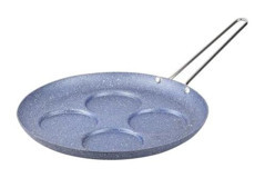 Tantitoni 4 Bölüm Çelik Saplı Granit 28 cm Pankek Tava Gri