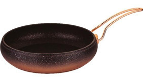O.M.S 3241 Metal Saplı Granit 28 cm Güveç Tava Siyah