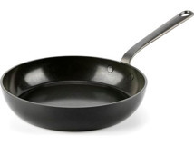 Greenpan Craft Çelik Saplı Granit 24 cm Düz Tava Siyah