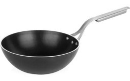 Altınbaşak Lazzetti A 111WK 40 Çelik Saplı Alüminyum 40 cm Wok Tava Siyah