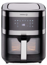 Korkmaz Air Vision Airfryer 7.5 lt Az Yağlı Fritöz Siyah