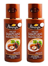 Habipoğlu Onarıcı Argan Yağlı Parabensiz Bitkisel Şampuan 2x400 ml