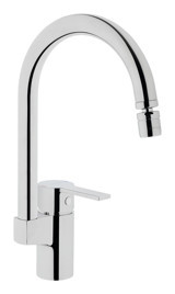 Artema Fold S A42155 Kuğu Çift Girişli Aç Kapa Eviye Bataryası Gümüş
