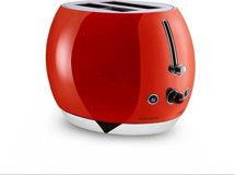 Bugattı Romeo 5 Dilim Kırıntı Tepsisi 950 W Kırmızı Mini Ekmek Kızartma Makinesi
