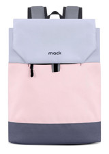 Mack Zen Eco Mce-1302 13-14 inç Kumaş Su Geçirmez Sırt Laptop Çantası Gri-Pembe