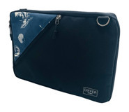Differ Studio Okyanus Desenli 15-15.9 inç Kumaş Su Geçirmez Kılıf Laptop Çantası Lacivert-Siyah