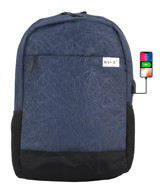 Case Club 15.6 inç Kumaş Sırt Laptop Çantası Lacivert