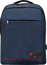 Plm Lucca 15.6 inç Kumaş Su Geçirmez Sırt Laptop Çantası Lacivert