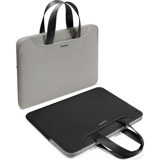 Tomtoc Light A21D3D1 13.5-14 inç Kumaş Su Geçirmez El-Omuz Laptop Çantası Füme-Gri