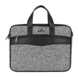 Case Club 13 inç Kumaş Su Geçirmez El-Omuz Laptop Çantası Gri