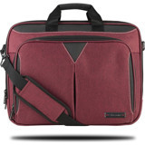Classone Taranto VP3005 15.6 inç Kumaş Su Geçirmez El-Omuz Laptop Çantası Bordo