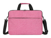 Jms 15.6 inç Tuval Su Geçirmez Kılıf Laptop Çantası Pembe