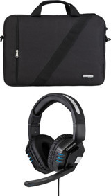 Classone Wtxpro WTX200 15.6 inç Kumaş Su Geçirmez El-Omuz Laptop Çantası Siyah