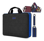 Zinz B03BL01 15.6 inç Polyester Su Geçirmez El-Omuz Laptop Çantası Siyah
