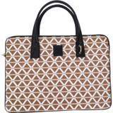 Minbag Marin 13 inç Polyester Su Geçirmez El-Omuz Laptop Çantası Kahverengi