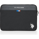 U.S. Polo Assn. PLEVR23798 13-13.3 inç Polyester Su Geçirmez Kılıf Laptop Çantası Siyah