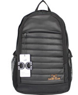 Case Club Basic 15.6 inç Kumaş Su Geçirmez Sırt Laptop Çantası Siyah-Turuncu