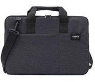 Mack City Fit 15.6 inç Kumaş Su Geçirmez El-Omuz Laptop Çantası Siyah