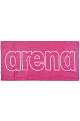 Arena Gym Smart Mikrofiber Plaj Havlusu Beyaz Pembe