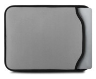 Arabulalaca A2681- A3113 13.6 inç Neopren Su Geçirmez Kılıf Laptop Çantası Gri