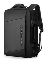 Mark Ryden Ryden Expandos MR9299 17 inç Oxford Kumaş Su Geçirmez Sırt Laptop Çantası Siyah