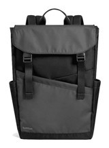 Tomtoc Slash A64E1D1 16 inç Kumaş Su Geçirmez Sırt Laptop Çantası Siyah