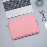 Gubisi A2485-A2780 12-13.3-14-15 inç Kumaş Kılıf Laptop Çantası Pembe