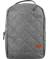 Addison 300873 13.3-15.6 inç Deri Sırt Laptop Çantası Gri