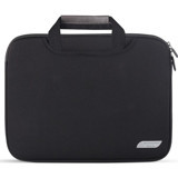 Szykd 11-12 inç Kumaş Su Geçirmez El-Omuz Laptop Çantası Siyah